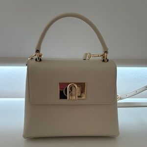 FURLA Small Cream Handbag